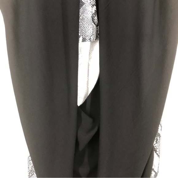 Python Snake Print Sleeveless, Backless Tunic Top, Super Soft Mixed Fabric SZ M - Picture 6 of 10